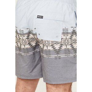 Hooey Men's Big Wake Volley Aztec Border Print Boardshort Swimming Trunks